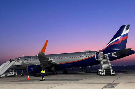 How many Russian tourists fly abroad and which airlines