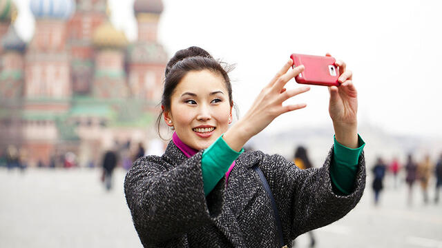 The number of tourists from China visiting Russia increased by 2.5 times in January