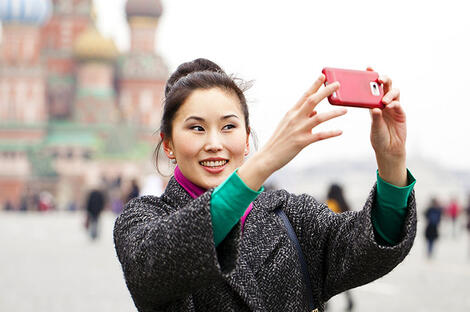 The number of tourists from China visiting Russia increased by 2.5 times in January